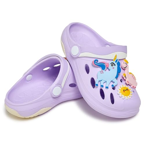Image of Kids Girls Boys Clogs Garden Shoes Toddler Beach Summer Slides Slippers Indoor Outdoor Children Water Shower Pool Sandals for Toddler /Little Kid