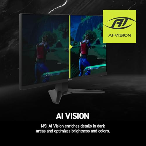 Image of msi MAG 272F 27-inch 1920 x 1080 (FHD) Gaming Office Monitor, 200Hz, AMD FreeSync Premium, HDR Ready, HDMI, VGA Port, VESA, Tilt, 0.5ms, Black