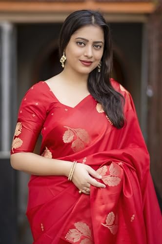 Leeli Peeri Designer zari woven silk saree in soft silk – image 4
