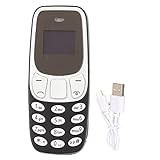 Annadue BM10 Worlds Smallest Mobile Phone Unlocked, GSM 2-in-1 Mini Mobile Phone with Hands-free Bluetooth Dialler Dual SIM Card GSM. (Black)