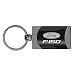 Au-Tomotive Gold, INC. Ford F150 Two Tone Gun-Metal Rectangular Key Chain Key Fob
