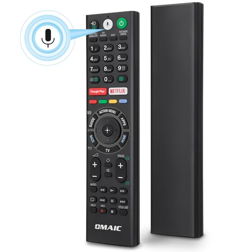 Voice Replacement Remote for Sony TVs and Bravia TVs - Compatible With All Sony 4K UHD LED LCD HD Smart TVs