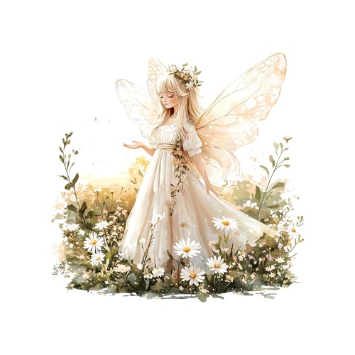 Vinilo decorativo Angel Girl Butterfly Fairy para pared miniatura 4