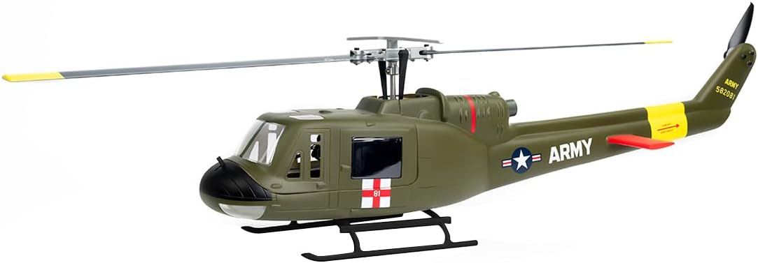 Remote Control Helicopter, RC Military Helicopter 2.4G 6CH Stunt RC Fighter Aircraft Model, 470-Class RC Airplane Copter RC Flying Plane Gift for Adults Beginners-RTF Version/Mode 1