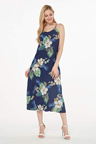 Image of Matchable Family Hawaiian Luau Men Women Girl Boy Clothes in Pineapple Garden Navy