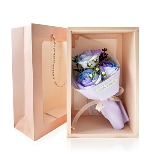 HANASPEAK ソープフラワー 花 手提げ式 造花 枯れない花 敬老の日 母の日 フラワーギフト 誕生日 記念日(Bella) [3]