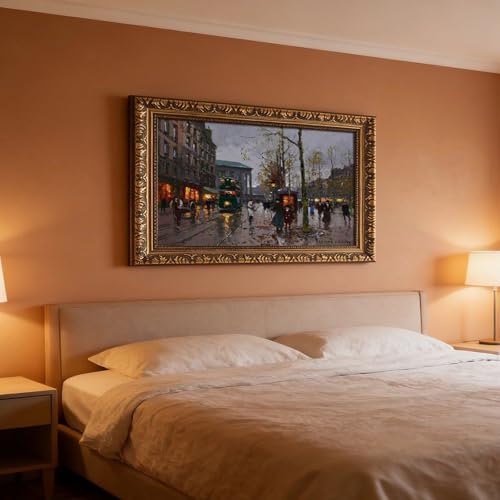 Toile Paris Boulevard de la Madeleine déco murale bureau chic - 7