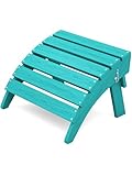 KINGYES Folding Adirondack Ottoman for Adirondack Chair, Aruba