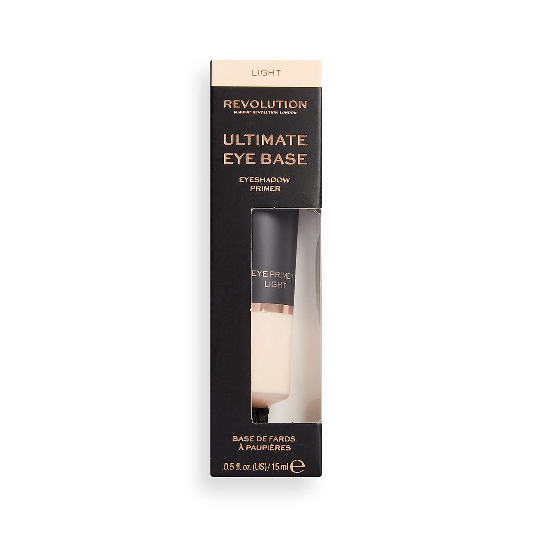 Makeup Revolution, Ultimate Eye Base Eye Primer, Light, 15 ml