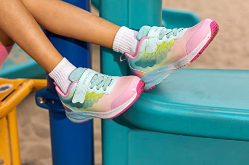 Geerx Joy Kids Sneakers Girls Toddler Little Kid Athletic Lightweight Running Training Tennis Shoes Baby Blue Size 9 #TOP4