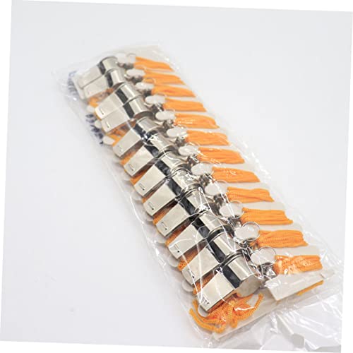 Silbatos de metal BESPORTBLE para árbitros y eventos 12 pcs miniatura 7