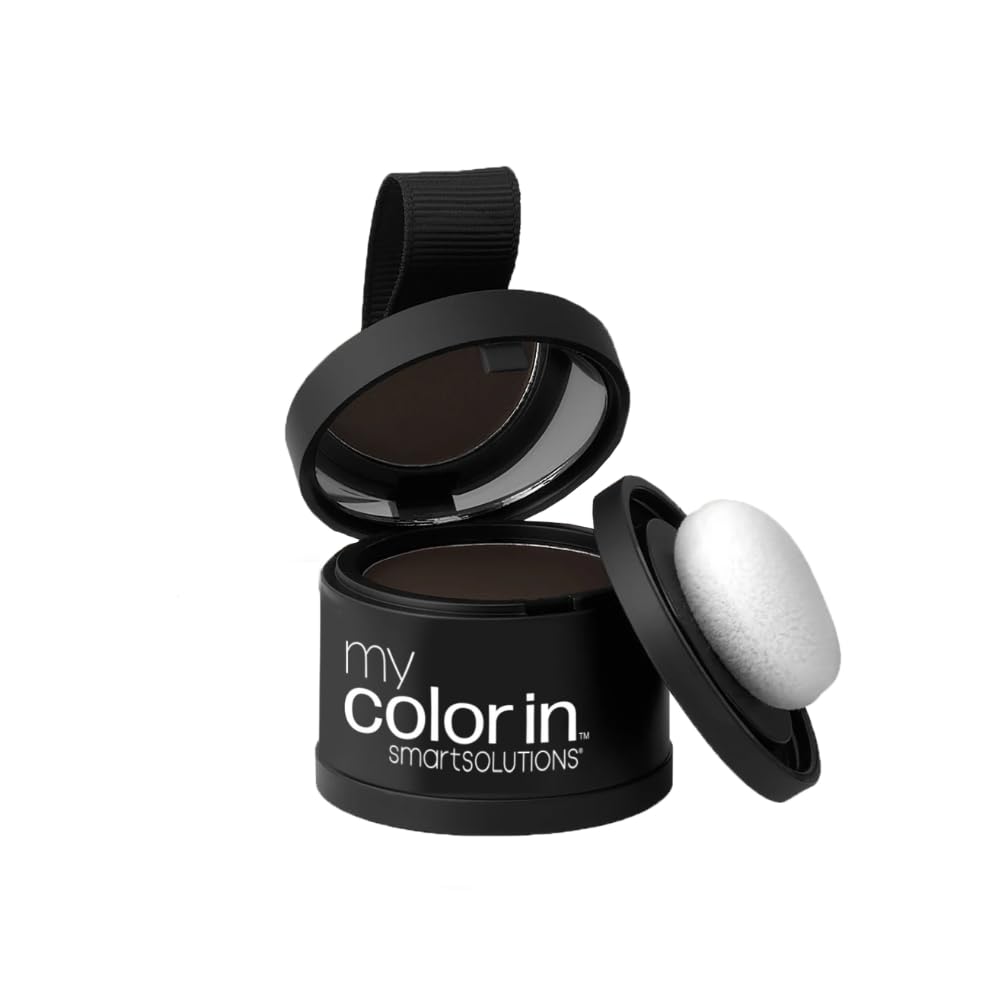 SMART SOLUTIONS Instant Hair Color Touch Up Powder 0 41 oz Covers Roots Grays Instantly Smooth Blendable Formula