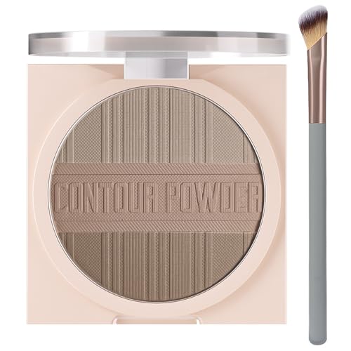 Lilyloria Cool Toned Contour Palette Grey Brown Matte Face Sculpting Shading Powder Flawless Bronzer Talc-free