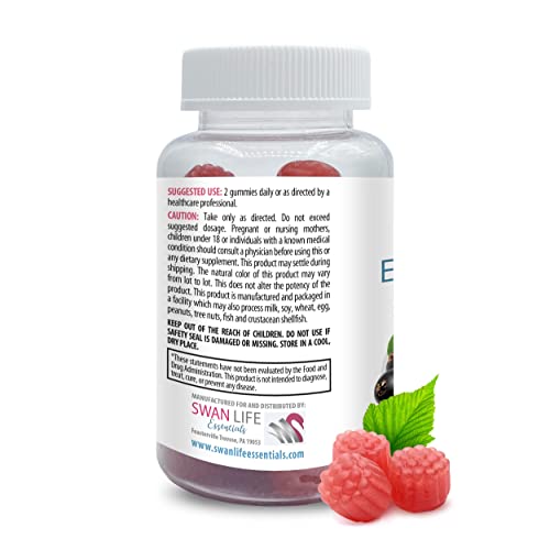 Elderberry Immune Support Gummies - Elderberry Gummies - Elderberry Gummies Organic, Elderberry Gummy Vitamins, Gummies Candy For Women, Gummy Supplements, Gummy Vitamins 3Bottles 180 Gummies #TOP2