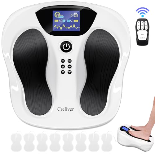 Creliver Appareil Circulation Sanguine Jambes Pro, Masseurs électriques Circulation Sanguine...