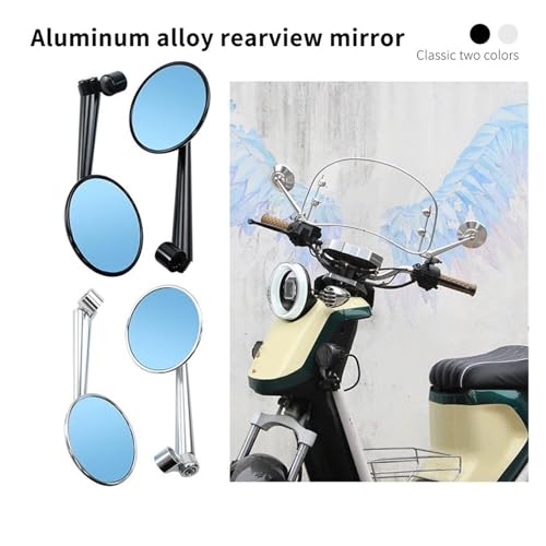 Espejo retrovisor de moto CNC de aluminio anodizado y alta resistencia 4