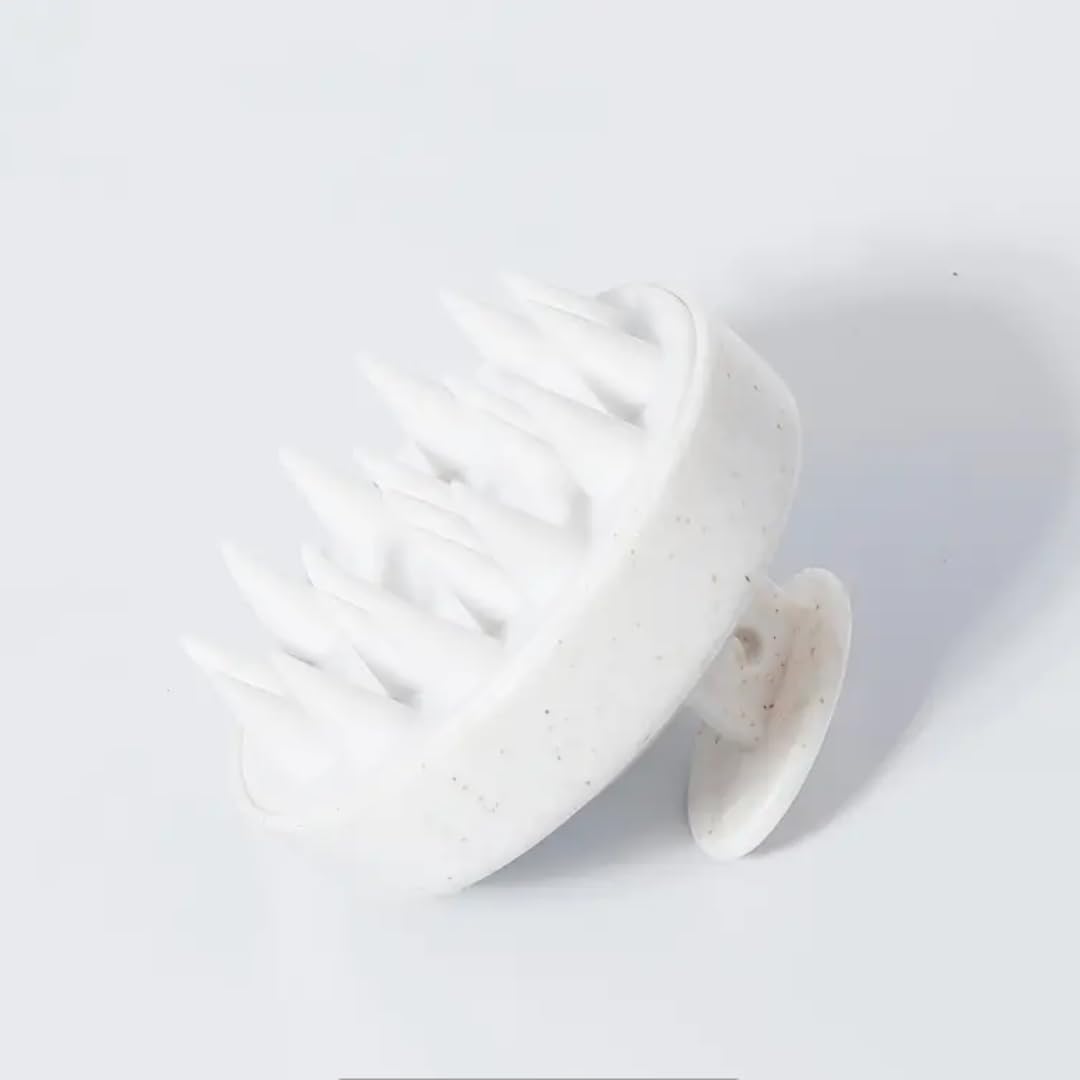PARENCE.- Lot de 2 Brosses Massage Cuir Chevelu - Masseurs de Tête en Silicone - Cheveux Secs et Mouillés - 2 Pièces