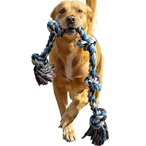 Dog Rope Toy for Aggressive Chewers - Medium to Large Breed Dogs |