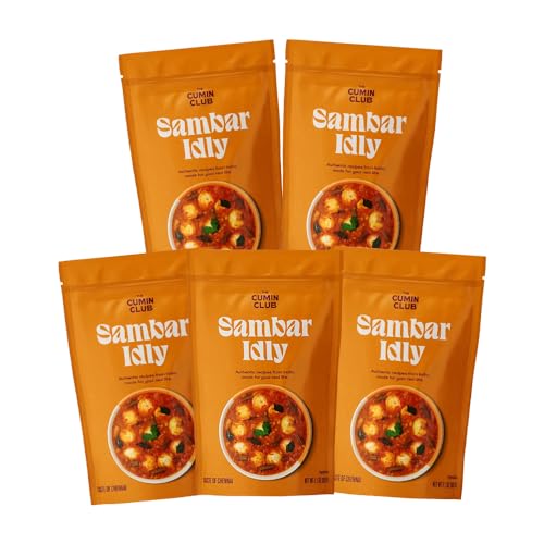 The Cumin Club's Instant Paneer Tikka Masala - Authentic Indian Meal with Regional Flavors, Ready to Eat in Just 5 Minutes - Pack of 5 Pouches for Convenient and Delicious India Cuisine at Home