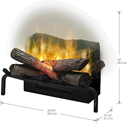 Dimplex Revillusion Electric Fireplace Log Insert - 20 Inch Faux Wooden Logs, Plug in Electric Heater; Remote Control Included - Supplemental Zone Heat | Model #RLG20 - Thumbnail 5