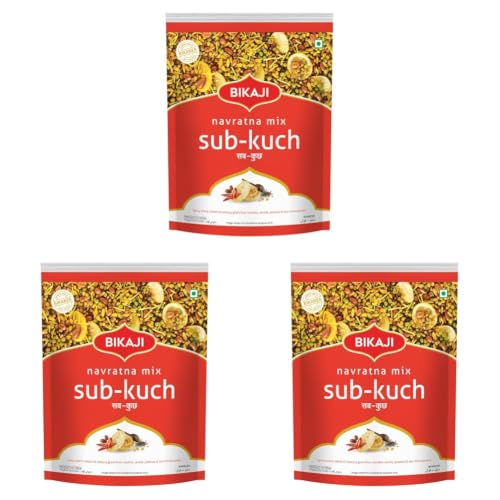 Image of Bikaji Sub-Kuch Navratna Mix 1kg - Authentic Indian Tea Snack | Perfect for Snacking Pleasure | Favorite Snack with No Preservatives | Crunchy Mixture of Flavors - Taste the Rich Heritage of Indian Snacks! inch