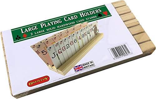 2 x Large Wooden Playing Card Holders - Image 4