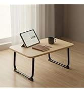 Amazon.co.jp: N&S ベッドテーブル ローデスク 幅60×奥行40×高さ28cm