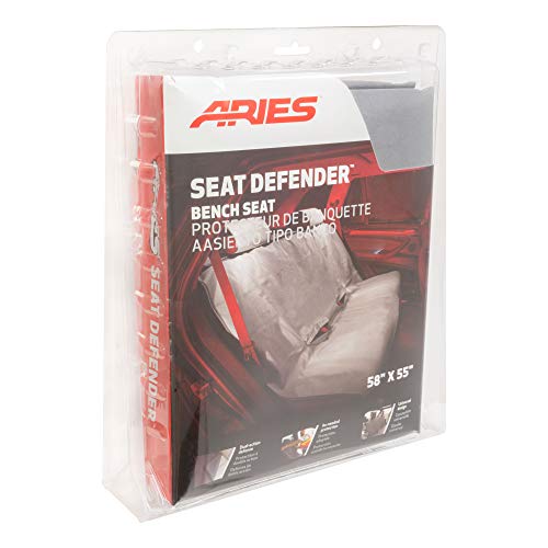 Aries 3146-01 Seat Defender 58-Inch X 55-Inch Grey Waterproof Universal Bench Car Seat Cover Protector #TOP7