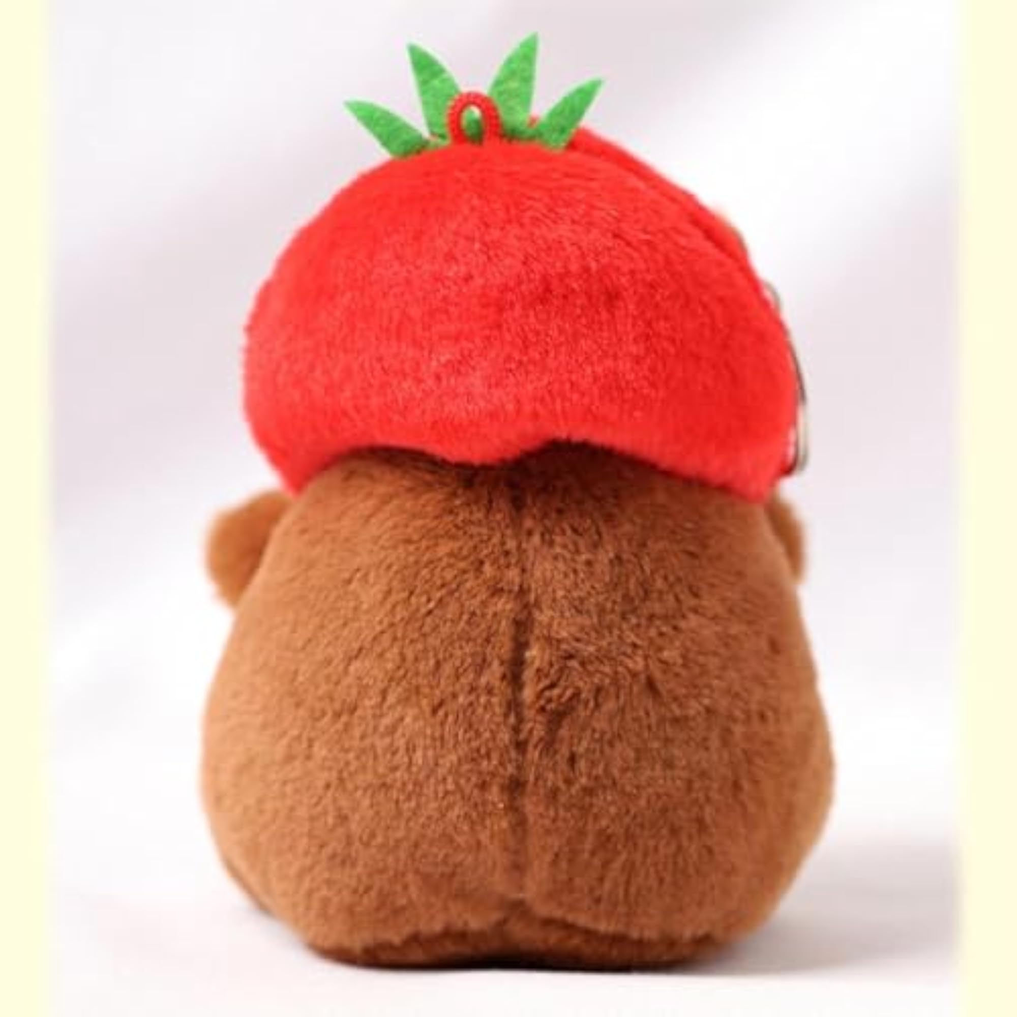 Capybara Keychain Plush Toy Funny Keyring Charm