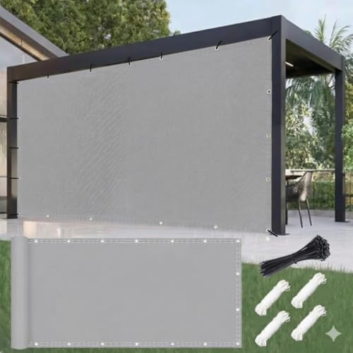 Toile ombrage imperméable pour stopper la chaleur sur terrasse et balcon