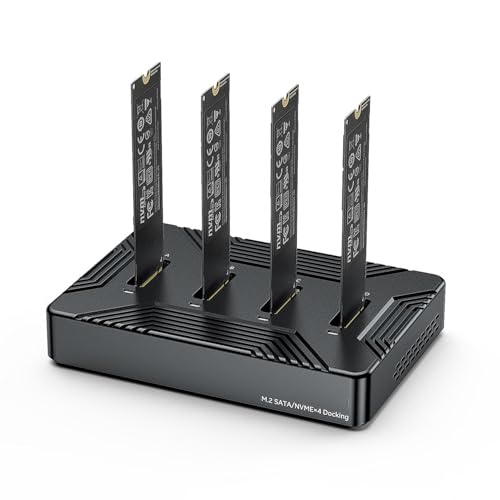 Base externa para 4 SSD M.2 NVME SATA USB 3.2 Gen 2 10Gbps miniatura 1