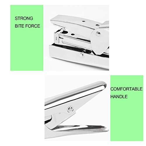 2 PCS Heavy Duty Stapler with 4000 Staples, Plier Stapler 25 Sheets Capacity Metal Desktop Staplers, Hand Held Save Effort Stapler Pliers