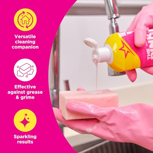 Stardrops The Pink Stuff Miracle Cream Cleaner – Multi-Purpose Liquid Cleaner for Kitchens, Bathrooms & More – Removes Grease, Grime & Limescale – Tough on Stains, Gentle on Surfaces – 500ml image 3
