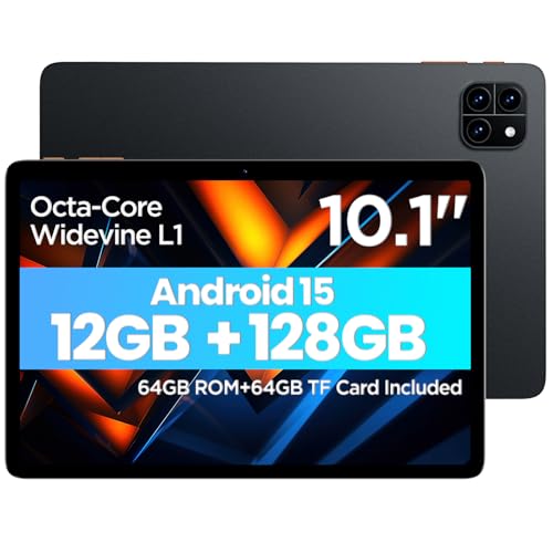 Callsky-Tab 10 Inch Android 15 Tablet Octa-Core 12GB RAM 128GB ROM
