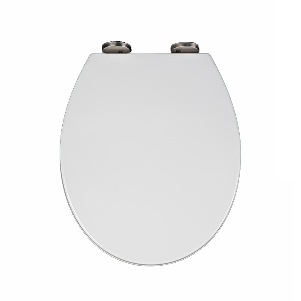 Abattant WC ovale de haute qualité avec lunette de toilette à fermeture amortie