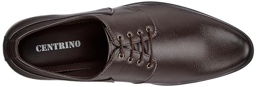 Image of Centrino Mens Uniform Dress Shoe |Formal Shoe for Men|Lace-up Shoe Business |Provide Comfort Perfect for Formal Wear, Business Casual, and Parties (3363)