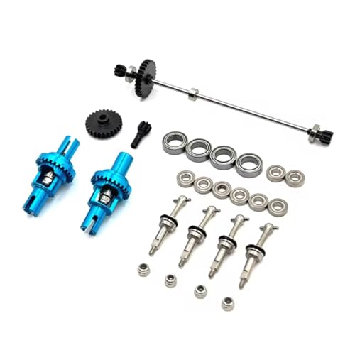 RC�C�����f�����i For Wltoys 284131 284010 K969 K979 K989 K999 P929 1/28 �����h���C�u�V���t�g�쓮�M�A�����x�A�����O�Z�b�g RC �J�[�A�b�v�O���[�h���i(Blue)