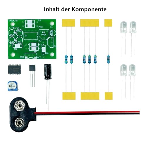 LED Soldering Set, LM358 Breath Light Kit, Flashing Lights Fun Soldering Exercise, DIY Electronic Manufacture Assembly, Loose Parts - Image 3