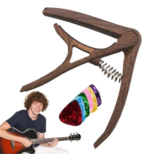 Guitar Capo,�G���L�M�^�[�p�J�| 6���̃s�b�N�t��,�����\�Ȍg�їp���y�`���[�i�[�N���b�v �j���v���C���[���K�p - �����j������