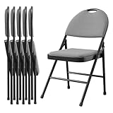 DESIGN COMPACT ET PLIABLE : Lorsqu'elle n'est pas utilisée, cette chaise pliante se replie facilement pour se ranger sous un lit ou dans un placard, une solution idéale pour gagner de la place.