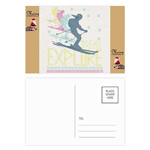 Cartes postales Père Noël (lot de 20) pour vœux rapides