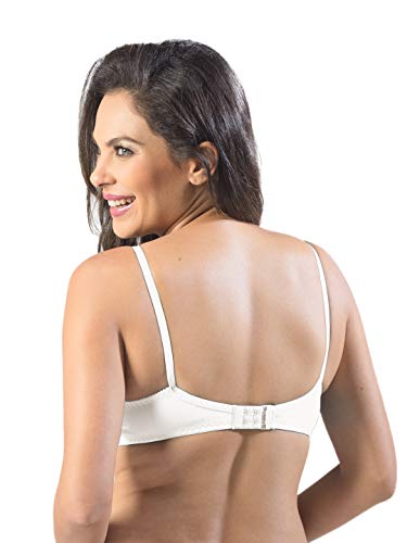 Image of SONARI Womens Non Padded Regular Cotton Bra | Wire-Free, Medium Coverage, Sewn-in Bump for Natural Lift, Polycotton Blend Fabric, Hook & Eye Closure, Adjustable Straps - Violet