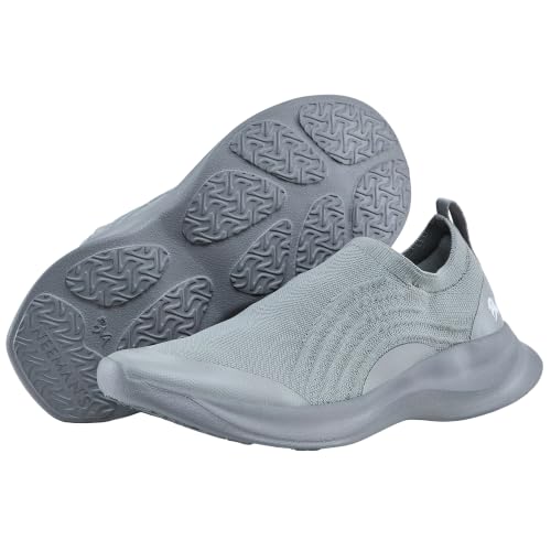 Image of Neeman's Curve Knit Slip On Shoes for Men | Casual Slip On Shoes | Lightweight Walking Shoes | Breathable Knit Upper | Comfortable Cushioned Shoes | Stretch Fit | EVA Sole with Grip