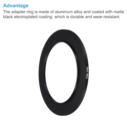 PATIKIL 72mm-95mm Metal Step Up Ring with Cleaning Cloth - Image 4
