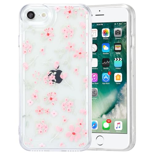 Coque iPhone 7/8/SE motif floral esthétique pour un style printanier