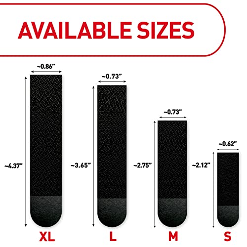 Command 17204BLK 051141331539 Picture Hanging Strips, Medium, Black, 6-Pairs (17204BLK-ES), 6 Count