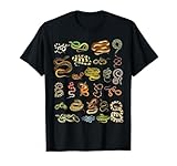 Types of Snakes Educational Herpetologist Kids Boys Girls T-Shirt