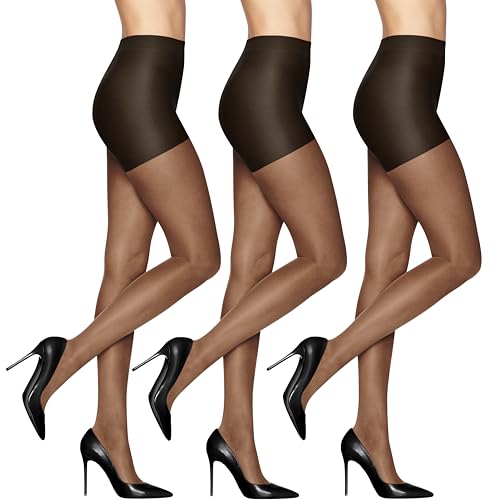Image of L'eggs Sheer Energy Women's Medium Support Leg, Control Top, Sheer Toe, Compression Tights