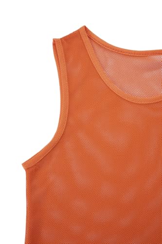 Image of Scrimmage Vests Pinnies Team Practice Jerseys for Kids,Youth and Adult Sports Soccer,Football,Basketball(12 Pack)