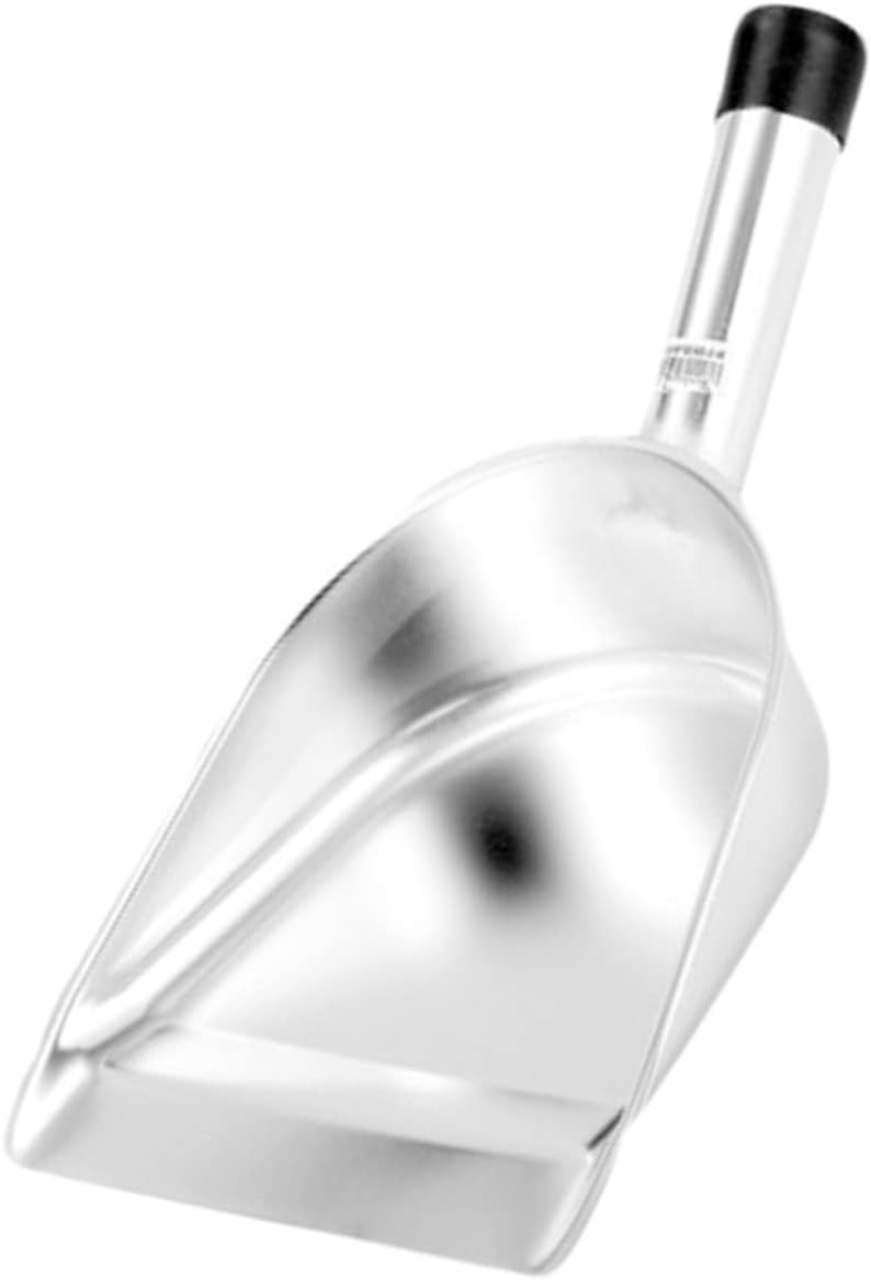 SHOWERORO Stainless Steel Ice Scoop Food Scooper Flat Edge Flour Shovel for Serving